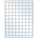 1" x 1"  Sheet Label