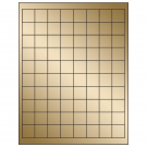 1" x 1"  Sheet Label