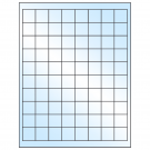 1" x 1"  Sheet Label