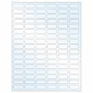 1.25" x 0.5"  Sheet Label