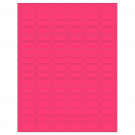 1.25" x 0.5"  Sheet Label