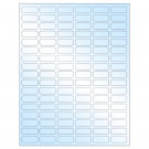 1.25" x 0.5"  Sheet Label