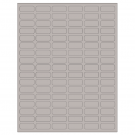 1.25" x 0.5"  Sheet Label