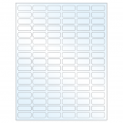 1.25" x 0.5"  Sheet Label