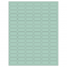 1.25" x 0.5"  Sheet Label