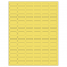 1.25" x 0.5"  Sheet Label