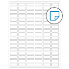 1.25" x 0.5"  Sheet Label