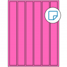 1.18" x 10.6"  Sheet Label