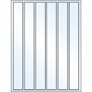 1.18" x 10.6"  Sheet Label