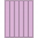 1.18" x 10.6"  Sheet Label