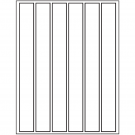 1.18" x 10.6"  Sheet Label