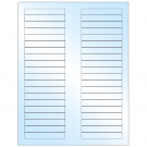 3.125" x 0.5"  Sheet Label