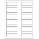 3.125" x 0.5"  Sheet Label