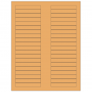 3.125" x 0.5"  Sheet Label