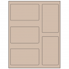 2.7656" x 4.7656"  Sheet Label