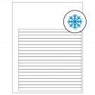 7.625" x 0.375"  Sheet Label