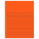 7.625" x 0.375"  Sheet Label