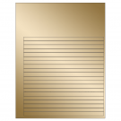 7.625" x 0.375"  Sheet Label