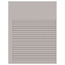 7.625" x 0.375"  Sheet Label