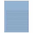 7.625" x 0.375"  Sheet Label