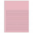 7.625" x 0.375"  Sheet Label