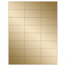 2.83" x 1.375"  Sheet Label