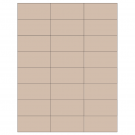 2.83" x 1.375"  Sheet Label