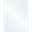 6" x 0.946"  Sheet Label