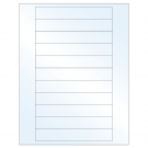 6" x 0.946"  Sheet Label