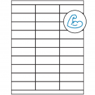 2.83" x 1"  Sheet Label
