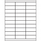 2.83" x 1"  Sheet Label