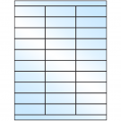 2.83" x 1"  Sheet Label