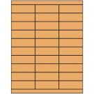 2.83" x 1"  Sheet Label
