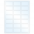 2.512" x 1.378"  Sheet Label