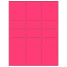 2.512" x 1.378"  Sheet Label