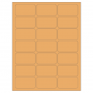 2.512" x 1.378"  Sheet Label