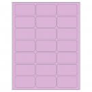 2.512" x 1.378"  Sheet Label