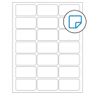 2.512" x 1.378"  Sheet Label