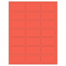 2.512" x 1.378"  Sheet Label