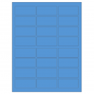 2.5" x 1.125"  Sheet Label