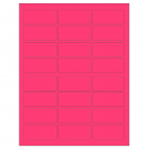 2.5" x 1.125"  Sheet Label