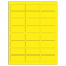 2.5" x 1.125"  Sheet Label