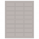 2.5" x 1.125"  Sheet Label