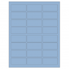 2.5" x 1.125"  Sheet Label