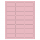 2.5" x 1.125"  Sheet Label