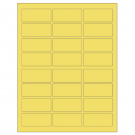 2.5" x 1.125"  Sheet Label