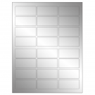 2.5" x 1.125"  Sheet Label
