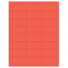 2.5" x 1.125"  Sheet Label