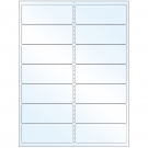 4" x 1.4375"  Sheet Label