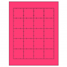 1.75" x 1.75"  Sheet Label